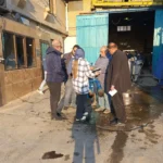 بازدید و بازرسی دستگاه شعله افکن و گاری حمل گوساله