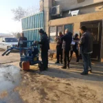 بازدید و بازرسی دستگاه شعله افکن و گاری حمل گوساله